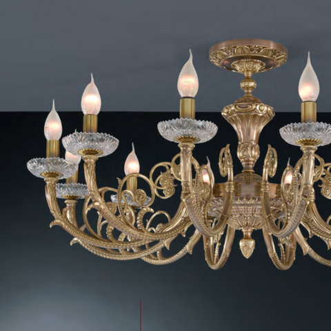 Art 972/12PL Cast Ceiling Lamp