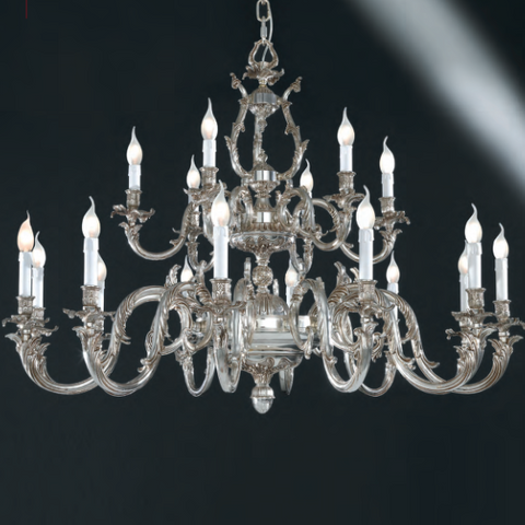 Art. 1630/12+6 Cast Chandelier