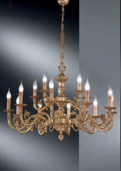 Art 815/10+5 Cast Chandelier