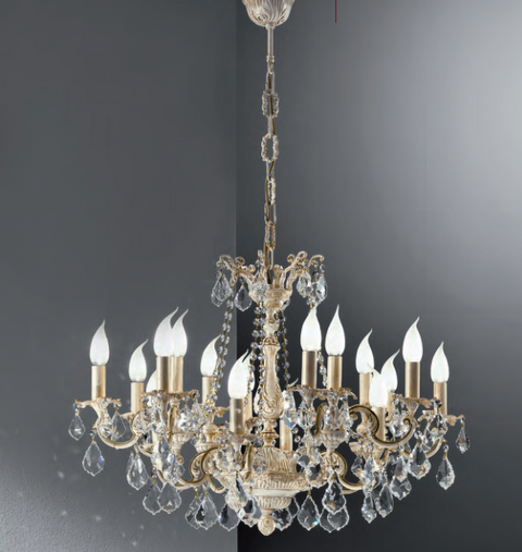 Art 920/16 cast chandelier crystal Schoeler