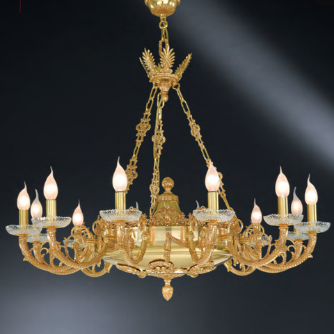 Art 970/12 - Cast Chandelier